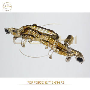 Tubo de Escape de Titanio Ouchi a <span class=keywords><strong>Precio</strong></span> de Mayoreo para <span class=keywords><strong>Porsche</strong></span> 718 GT4 RS, Alto Flujo, Instalación Directa, Piezas de Tuning para Superdeportivos - Product Image 6