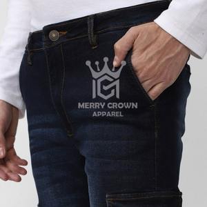 Pantalones Vaqueros de Algodón 100% Transpirables para Hombre, Diseño Personalizado con Logotipo, MOQ Bajo, Venta al Por Mayor - Product Image 6