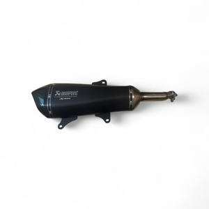 Nuevo escape de fibra de carbono Akrapovic para Yamaha XMAX 400 2013-2017, sistema de escape para motocicleta aprobado con tapa final - Product Image 1