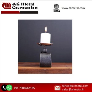 luxurious metal glass wedding candlestick road guide dining table center metal <b>candle</b> <b>holder</b> Customizable Design - Product Image 5
