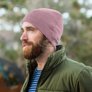 Lightweight Unisex Custom Made 100% <b>Wool</b> Digital Printing <b>Beanie</b> <b>Hats</b> Common Fabric New Design Winter Wear Wholesale - Product Image 3