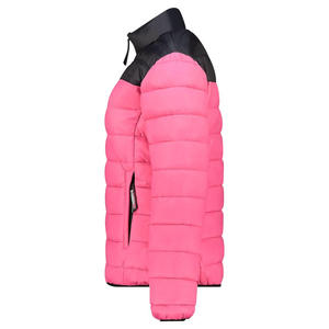 Chaqueta Corta Acolchada de Lona Tejida para Mujer, con Cierre, para Invierno, Ecológica y Transpirable - Product Image 4