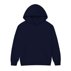 Sweat à capuche décontracté unisexe d'hiver de haute qualité en polyester/coton, respirant, en molleton, avec logo personnalisé, coupe ample, épais - Product Image 3