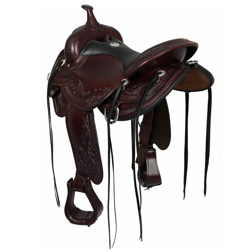 New style treeless training leather horse riding saddles Wholesale Leather horse riding saddle 2023