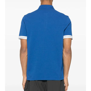 เสื้อโปโลผ้าฝ้าย100% สำหรับผู้ชายเสื้อโปโลแห้งเร็วน้ำหนักเบาสีพื้นลำลองสำหรับการแสดงโลโก้ที่กำหนดเอง - Product Image 2