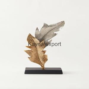 รูปปั้นนกทำจากโลหะสีเงินประดับรูปนกสีทองรูปปั้นโลหะสำหรับตกแต่งในร่ม - Product Image 6