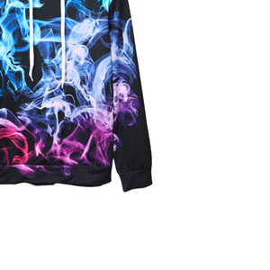 เสื้อฮู้ดพิมพ์ลายทอผ้าทรงหลวมสำหรับผู้ชาย สวมใส่สบาย ดีไซน์ทันสมัย ผ้าเนื้อนุ่ม ทนทาน สไตล์ลำลอง สตรีทแวร์ แฟชั่นทันสมัย - Product Image 5