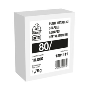 Punti di Fissaggio per Spillatrice Art. 80/14 Pezzi 10.000 Galvanizzati - Product Image 1