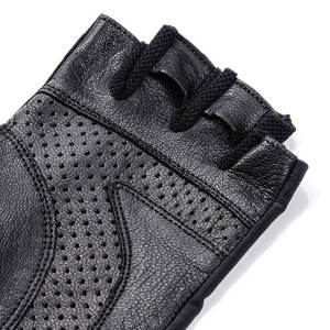 Guantes de ciclismo personalizados para jóvenes adultos 100% poliéster Diseño de Medio dedo guantes de carreras impermeables Color sólido para deportes al aire libre - Product Image 4