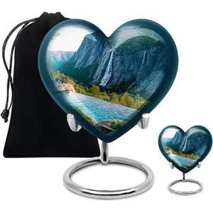 Top Quality Aluminium Wholesale Cremation <b>Urn</b> for Human & Pet Ashes Horse Print <b>Large</b> Metal Cremation <b>Urn</b> for Adult Keepsake <b>Urn</b> - Product Image 3