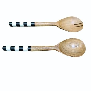 Cuchara de Madera para Revolver con Mango Largo, Cuchara de Café Redonda con Mango Elevado de Nanmu, Cuchara para Miel - Product Image 1