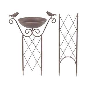 Ornement décoratif de bain d'alimentation d'oiseau d'aspect élégant en métal de qualité supérieure en vrac dernière arrivée décoration de cour bain d'oiseau - Product Image 3