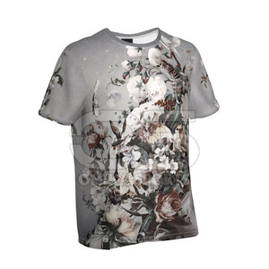 Camiseta deportiva de sublimación para hombre, camiseta informal transpirable de tela de poliéster, Camiseta con estampado de sublimación personalizado para hombre - Product Image 2