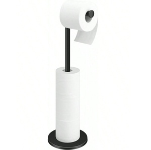 Porte-papier toilette mural rond créatif en acier finition or pour la maison et l'hôtel dans la salle de bain - Product Image 6