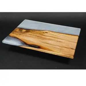 Tablas de cortar cuadradas de madera de resina ecológica con asas, tamaño y color personalizables para uso diario en la cocina - Product Image 6