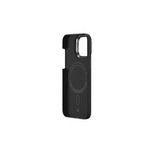 Coque de protection de luxe Netzy pour iPhone 15 Pro compatible MagSafe 600D en fibre de carbone Kevlar avec support intégré 7 Plus - Product Image 5