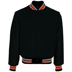 Logotipo personalizado de lana Chenille bordado de béisbol Letterman chaquetas para los hombres Vintage de cuero en blanco de la manga del soporte Varsity chaqueta para - Product Image 1