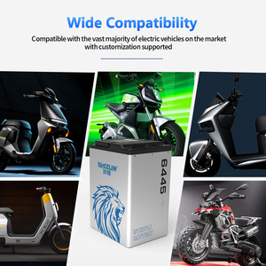 Slimme 64V 45Ah LiFePO4 accu GPS IP67 waterdicht voor E-bike elektrische scooter motorfiets 2-wieler bromfiets lithium-ion accu - Product Image 5