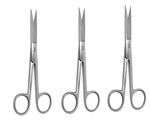 Tijeras Quirúrgicas Profesionales de 16.5cm para Suministros Hospitalarios, Hoja Recta de Corte Inverso, Acero Inoxidable, Herramienta de Grado Médico - Product Image 5