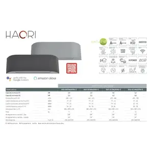 Climatiseur double split Toshiba Haori 10000+13000 BTU RAS-2M18G3AVG-E Inverter R32 A+++ Wi-Fi 10+13 Btu pour usage domestique - Product Image 5