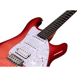 Guitarra Eléctrica Profesional WGS150AF Winzz Design Gravity Series <span class=keywords><strong>Pro</strong></span> de Alta Calidad con 4+2 Sintonizadores y Micro-offset Contour - Product Image 3