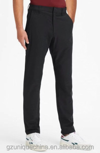 กางเกงสูทผ้าฝ้าย100% คลาสสิกสำหรับผู้ชายกางเกงลำลองสำหรับฟิตเนสทางการย้อมสีล้วนด้านหน้าเรียบมีกระเป๋าทรงตรง - Product Image 6