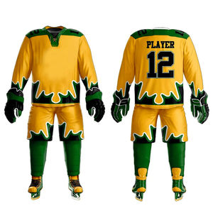 Nouvel arrivage de maillot de hockey sur glace réversible de qualité supérieure impression par sublimation uniforme d'équipe personnalisé 100% polyester Logo personnalisé - Product Image 5