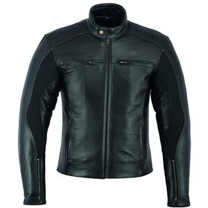 Veste de moto en cuir de haute qualité pour hommes, meilleur design d'équipement de sport de course automobile - Product Image 1