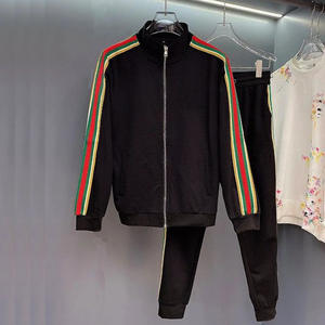 Ensemble de survêtement d'entraînement unisexe personnalisé avec logo 2023, 2 pièces, respirant, écologique, polyester/coton, survêtement de fitness - Product Image 3