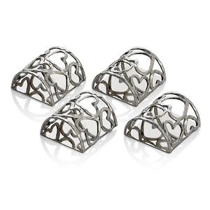 Servilletero en forma de piña niquelado de alta calidad, soporte de anillo de Metal lujoso con aislamiento térmico para el hogar, restaurante, mesa de fiesta - Product Image 5