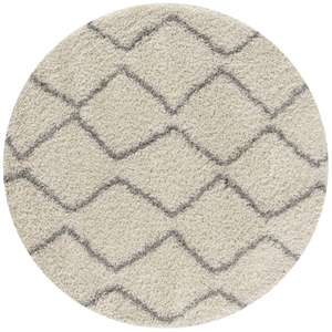 Alfombra Peluda Marroquí Gris Marfil 800 - Conjunto Duradero y Elegante - Product Image 3