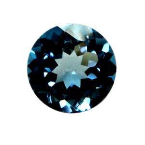 ท็อปาสสีน้ําเงินธรรมชาติ 100% ของแท้ทรงกลมเพชรพลอยทรงเพชรหลวมหลวมสําหรับเครื่องประดับใช้ในราคาขายส่ง - Product Image 6