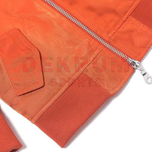 Blouson aviateur d'hiver élégant pour hommes de grande taille, léger et régulier avec col montant et fermeture éclair complète, vêtements d'extérieur très vendus - Product Image 5