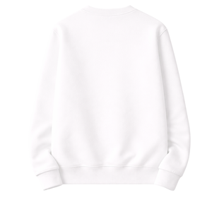 <b>White</b> 08 Soror Crewneck <b>Sweatshirt</b> Greek Sorority <b>Womens</b> Pink & Green College Sisterhood Winter Badge Casual Apparel - Product Image 4