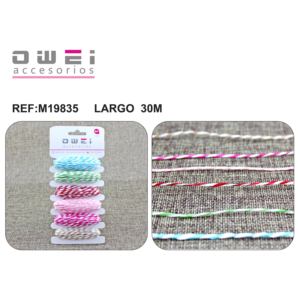 เชือกกระดาษสี12U ที่ทนทาน /c ผลิตภัณฑ์งานฝีมือกระดาษที่ทนทาน - Product Image 1