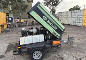 New <b>Portable</b> <b>Compressor</b> Towable Feature 220V AC Power <b>Air</b> Cooled Oil-Free for Mines Natural Piston Including Motor Pump Tank - Product Image 3