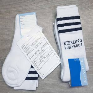 OEM Wholesale High Quality Customizable Sports Crew <b>Socks</b> Unisex White Cotton <b>Socks</b> with Your Own Logo Low MOQ for Men Kids - Product Image 2