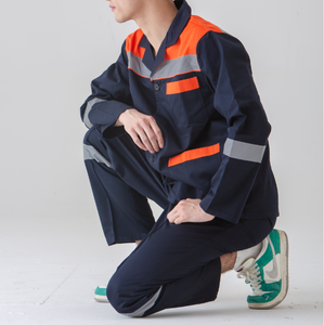 Venta al por mayor de ropa de trabajo de seguridad resistente al fuego, ropa de trabajo industrial, ropa de seguridad de soldadura, monos mecánicos resistentes al aceite FR - Product Image 3