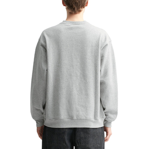 Pull-over à col rond surdimensionné en coton uni vierge sérigraphié avec broderie personnalisée sweat-shirt Streetwear de haute qualité fabriqué au Pakistan - Product Image 4