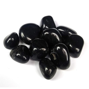 คริสตัลธรรมชาติหินออบซิเดียนหินสีดำแกะสลักด้วยหินอัญมณีอาเกตสำหรับรักษาจักระเรกิ - Product Image 5