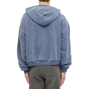 Imprimer à la demande Acid Wash Hoodies Sweats à capuche lourds 100% coton avec logo personnalisé Pull à capuche - Product Image 3