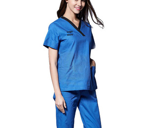 Conjunto de Uniformes Médicos para Técnicos de Farmacia, Algodón y Lona, Unisex, Uso Hospitalario, con Detección de Agujas, para Farmacéuticos y Personal Médico - Product Image 3