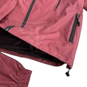 Survêtement de sport personnalisé pour hommes vente en gros ensemble coupe-vent vierge personnalisé coupe-vent d'entraînement en polyester solide pour l'hiver - Product Image 3