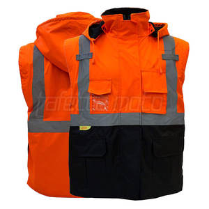 เสื้อแจ็คเก็ตนิรภัยคุณภาพสูง รับสกรีนโลโก้ เสื้อแจ็คเก็ตนิรภัยขายดี เสื้อผ้าเซฟตี้สำหรับผู้ชาย - Product Image 1