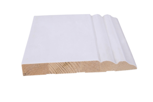 Giá thấp bán tùy chỉnh Trắng <span class=keywords><strong>primed</strong></span> MDF Ốp chân tường bảng ván chân tường - Product Image 4