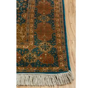 Alfombras de Seda Gulmarg Grandes, Anudadas a Mano, de 9x12, con Patrón de Medallón Verde, para Uso Doméstico, Decoración de Sala de Estar y Pasillo - Product Image 4