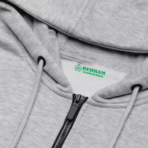 Nouveauté, cagoule vintage à capuche avec fermeture éclair pour hommes, épaules tombantes, col à capuche, logo personnalisé, 2025 - Product Image 5