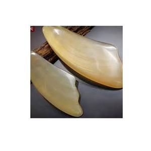 เครื่องมือขูดหน้ากัวซาทำจากเขาควายคุณภาพดีที่สุด สำหรับนวดหน้า คอ มือ ตา และใบหน้า รับผลิตตามความต้องการ - Product Image 3