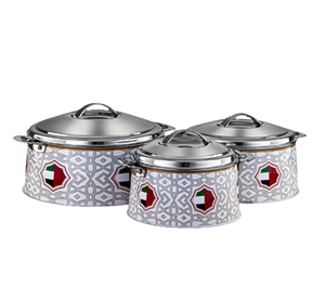 Tapa con acabado plateado, utensilios de cocina, olla caliente metálica, recién llegado, servidor de comida, olla caliente, fiestas de boda, catering - Product Image 6