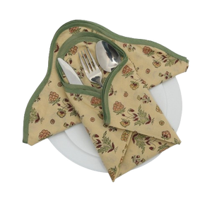 Ensemble de serviettes de cuisine 100% coton imprimé bloc indien serviettes de table cocktail et café faites à la main pour hôtel et usage domestique - Product Image 1